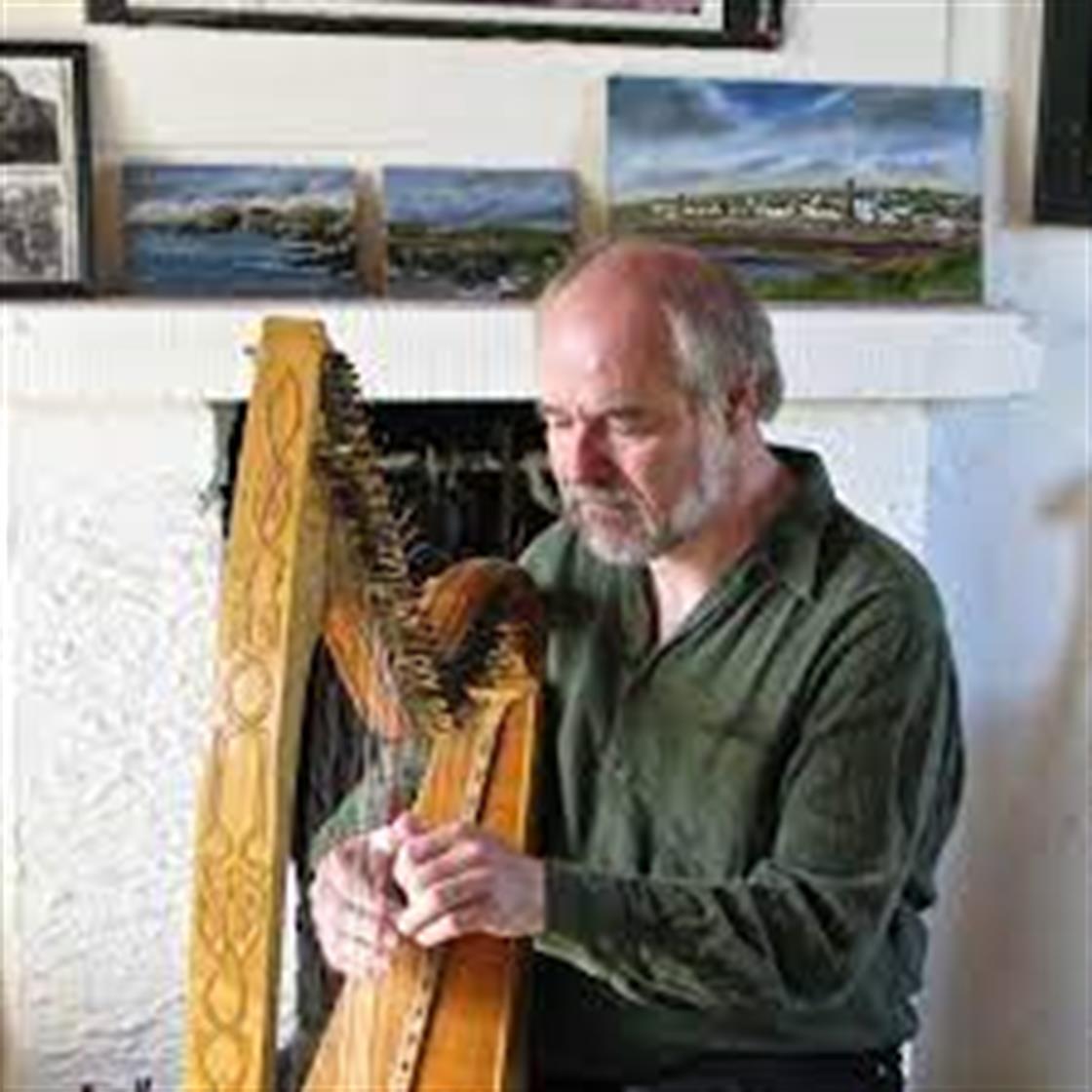 Concert in de Historische Kerk Souburg met harpist Thomas Loefke