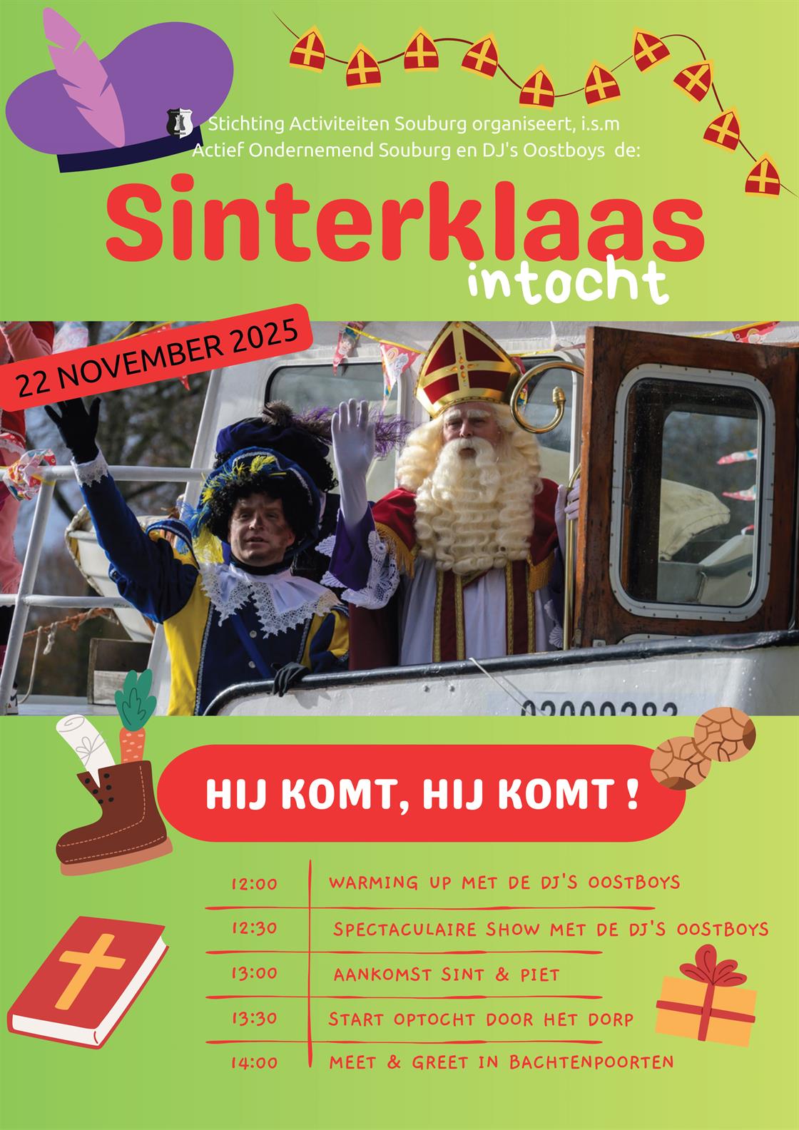 Sinterklaas Intocht in Oost-Souburg