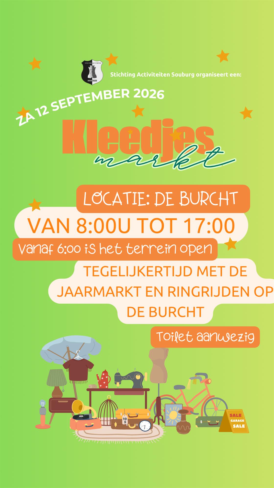 Ringrijden en Kleedjesmarkt op de Karolingenburcht