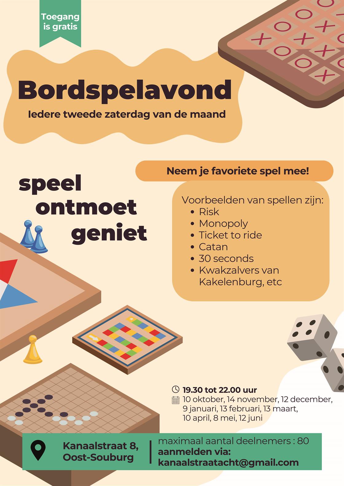 Bordspeelavond